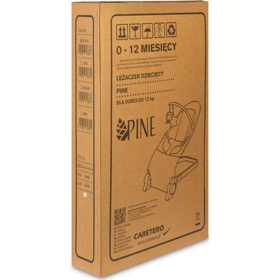 Kojenecké lehátko - ergonomické Pine black