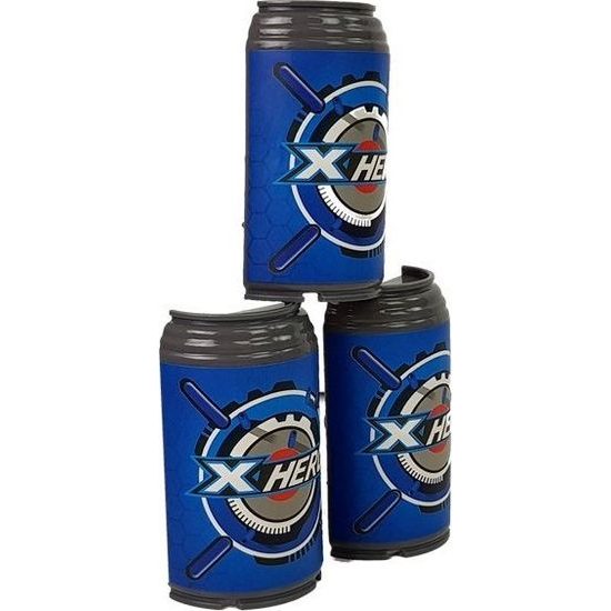 Velká pistol na pěnové náboje 48 ks - oranžovo/modrá