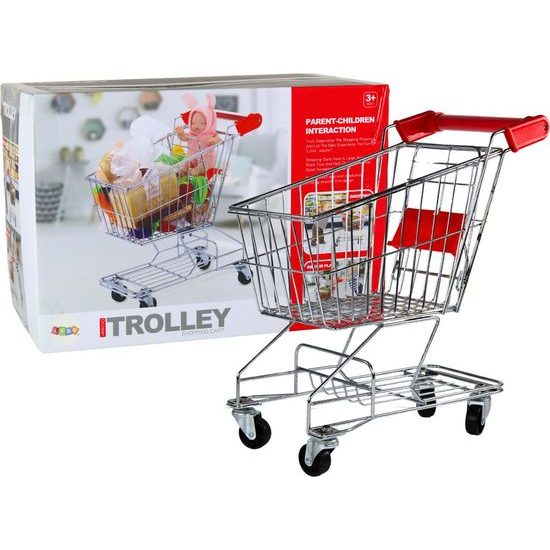 Nákupní kovový košík pro děti