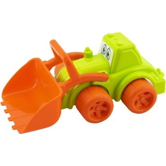 Stavební stroj - bagr/nakladač - mix 3 barvy