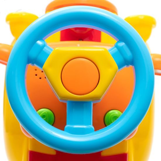 Baby Mix dětské odrážedlo Vláček se zvukem žluté