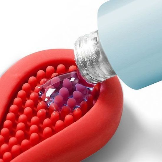 Dětské kousátko zeleno/oranžové