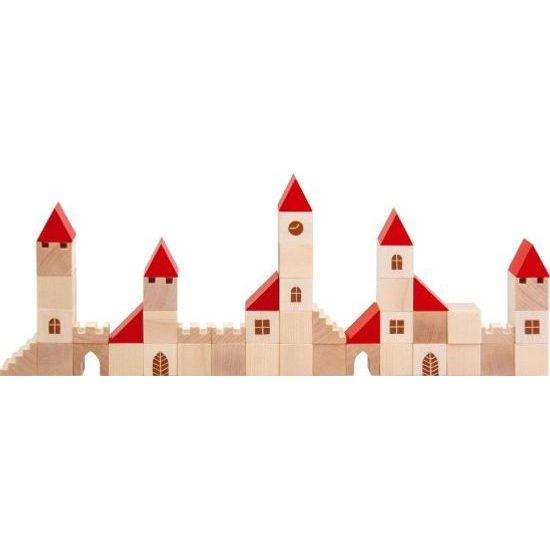 Stavebnice kostky městečko 100 dílků