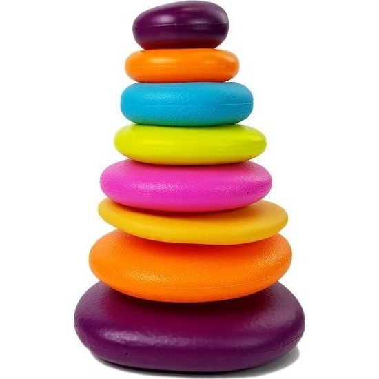 Pyramida z barevných kroužků
