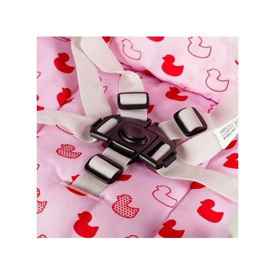 Ecotoys jídelní židlička 3v1 růžová