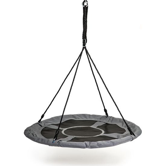 Ecotoys dětská houpačka Čapí hnízdo šedá