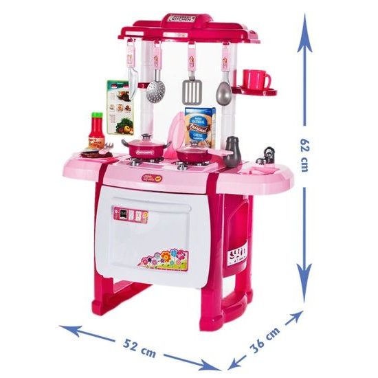 Detská kuchynka so zvukmi a svetlom Interest Kitchen - ružová