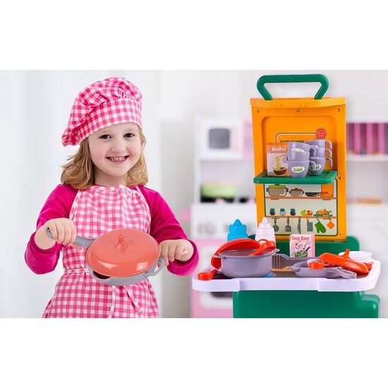 Dětská mini kuchyňka v kufříku Child Kitchenette