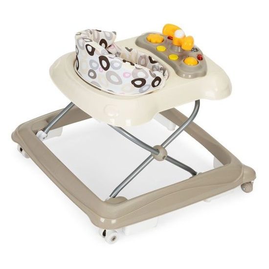 Ecotoys dětské vzdělávací chodítko - béžové