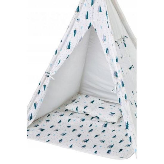 Ecotoys detský indiánsky stan teepee nebeský les