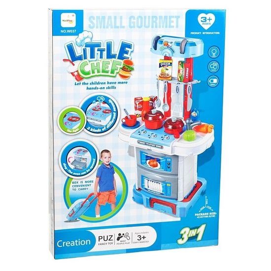 Detská skladacia kuchynka so zvukmi a svetlom Small Gourmet