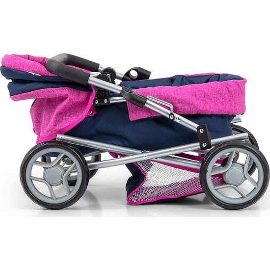 Dětský kočárek pro panenky Milly Mally Alice Prestige Navy