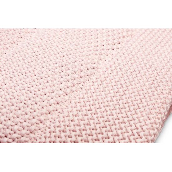 Pletená sada z mušelínu do postýlky a kočárku Sensillo růžová
