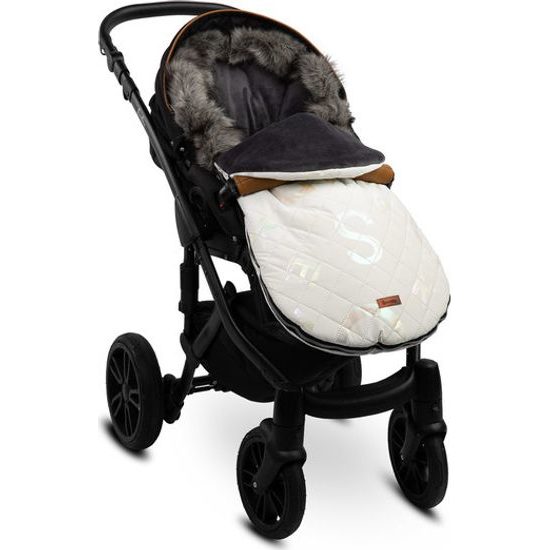 Zimní fusak do kočárku Climber vanilkový