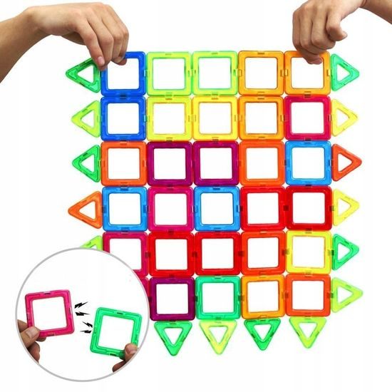 Doris magnetická stavebnice XXL v kufříku Magical Magnet 117 dílů