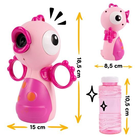 Bublifuk na baterie Růžový ptáček