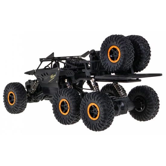 Auto na dálkové ovládání šestikolové Monster Truck oranžové 1:18