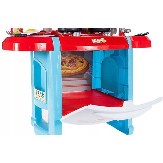 Dětská kuchyňka se zvuky a světlem Interest Kitchen modrá