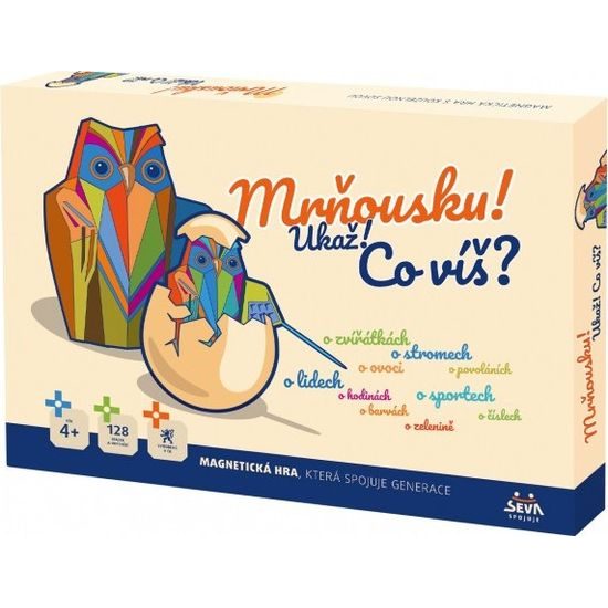 Mrňousku! Ukaž! Co víš? společenská magnetická hra