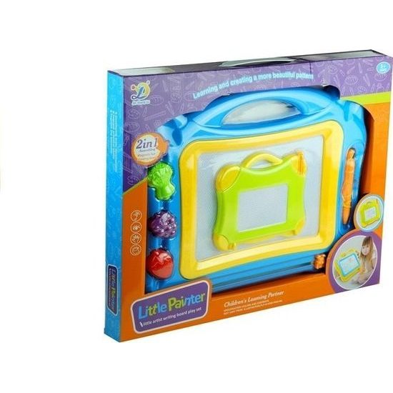 Velká kouzelná magnetická tabule 2v1 s razítky