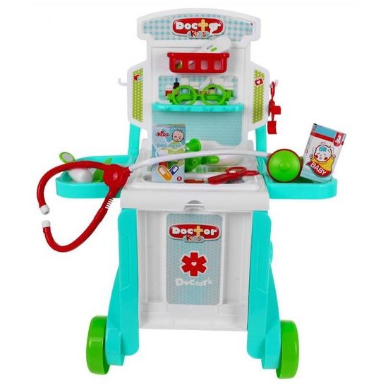 Majlo Toys dětský lékařský vozík 3v1 Little Doctor