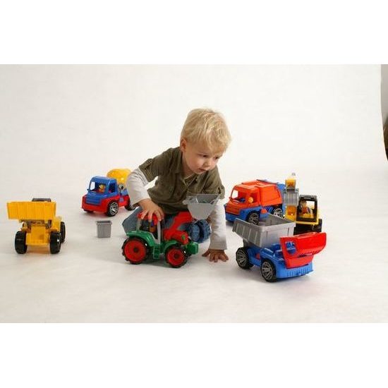 Auto Truxx traktor nakladač s figurkou