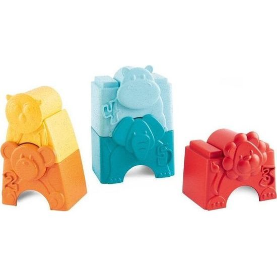 Skládací věž se zvířátky 2v1