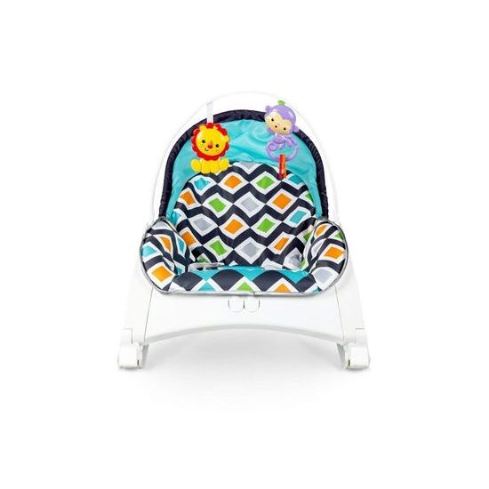 Ecotoys kojenecké lehátko 3v1 s vibracemi a hudbou Animal 8