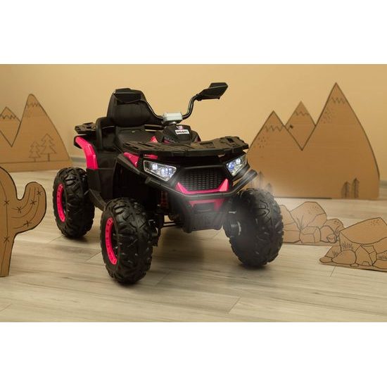 Dětská elektrická čtyřkolka GIGANT, růžová