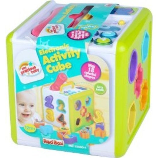 Vkládačka telefon kostka pro nejmenší 18ks na baterie