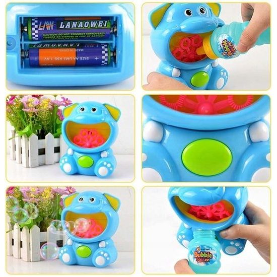 Majlo Toys bublinkovač do vany Hrošík modrý