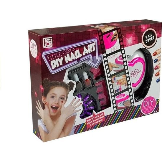 Dětská sada na lakování nehtů + lampa