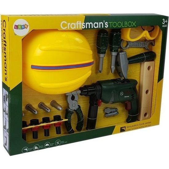 Dětská sada pro kutily s vrtačkou s příklepem