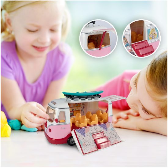 Autobus pro panenky s přívěsem a příslušenstvím Fashion Car