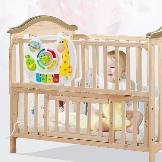 Edukačný stolček s piankom a zvukmi 2v1 Žirafa