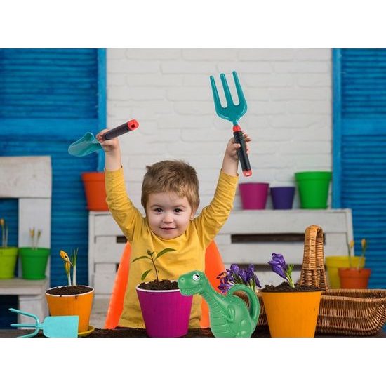 Sestava pro děti Malý zahradník s taškou a rukavicemi