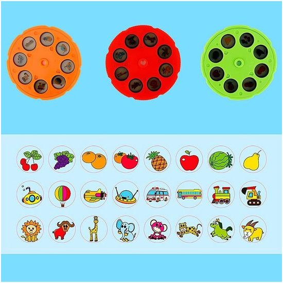 Projektor s kreslící tabulkou a 24 šablonami Dráček