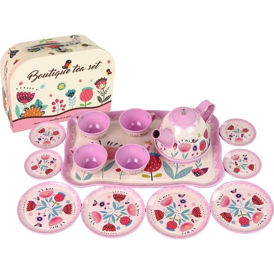 Dětská sada na čaj nebo kávu v kufříku