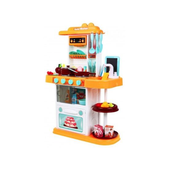 Majlo Toys dětská kuchyňka se zvuky a párou- žlutá