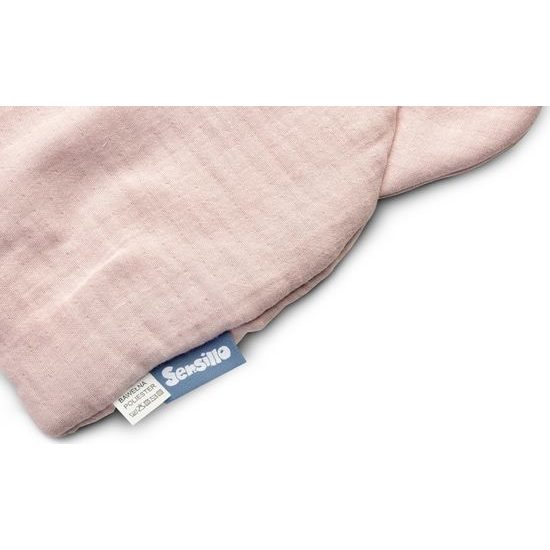 Mušelínová poduška do kočárku růžová