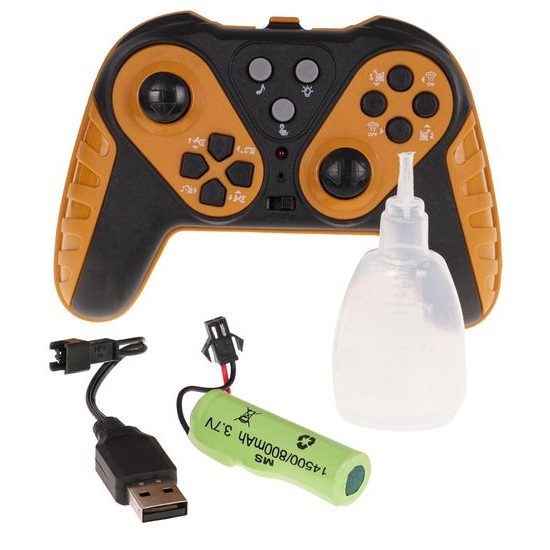 Velký bagr na dálkové ovládání s pohyblivou lžící, světly, zvuky a kouřovým efektem