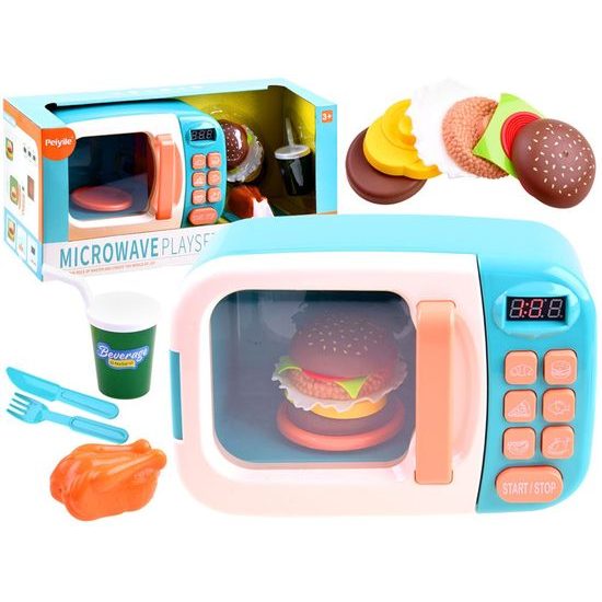 Majlo Toys dětská mikrovlnná trouba na baterie Kids Microwave zelená