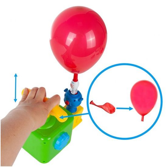 Odpaľovač autíčok s nafukovacími balónikmi Baloon Cars