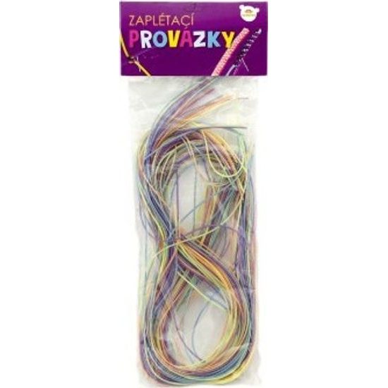 Zaplétací provázky/bužírky barevné 35ks