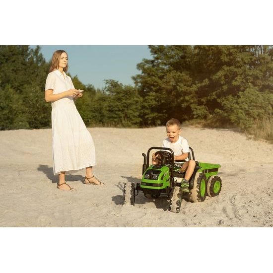 Elektrický traktor Hector zelený