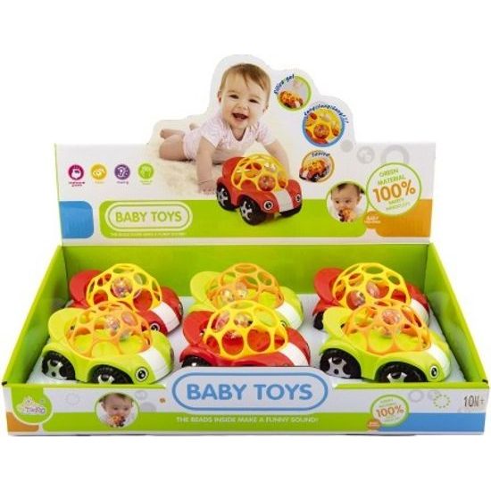 Auto pro nejmenší s míčkem - mix 2 barvy