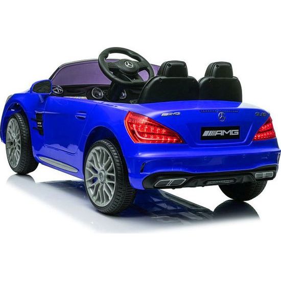 Elektrické auto Mercedes SL65 S modré lakované LCD