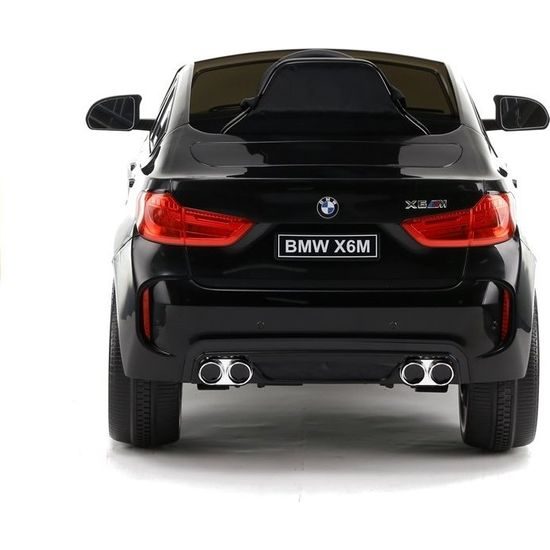 Elektrické auto BMW X6 černé lakované