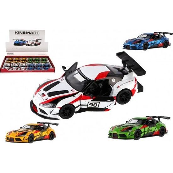 Auto Kinsmart Toyota GR Supra Racing - mix 4 barvy