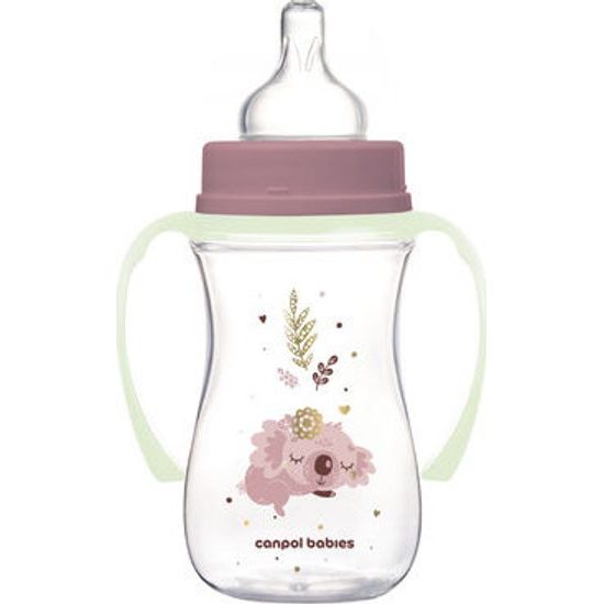 Canpol babies Antikoliková lahev EasyStart SLEEPY KOALA 240ml růžová